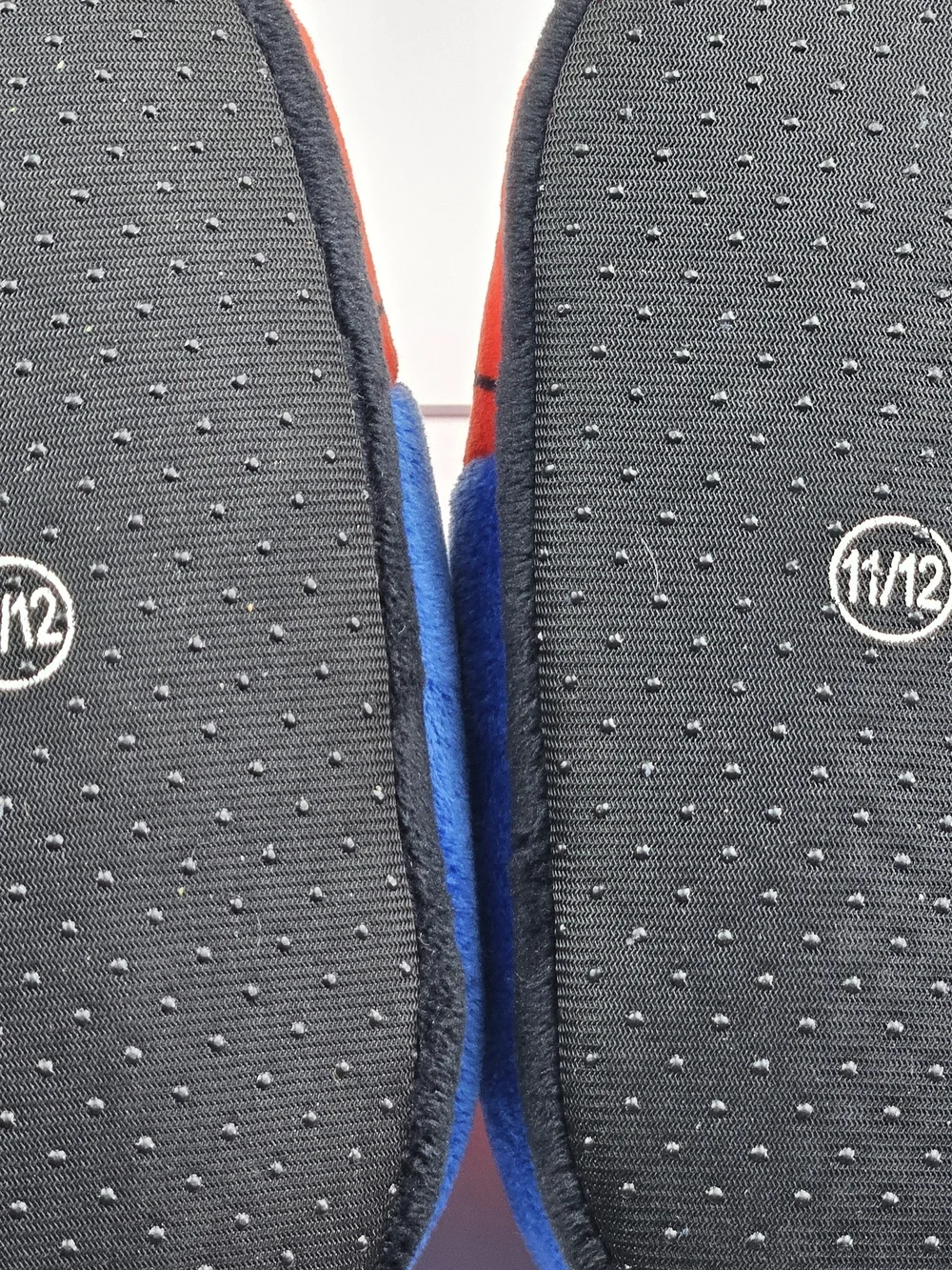 Marvel Child Spiderman Red & Blue Plush Slippers Size 11/12